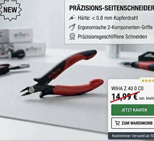 Wiha seitenschneider 40 - seitenschneider, z