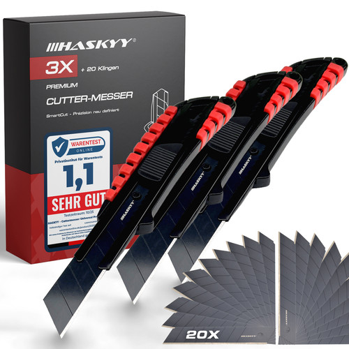 Haskyy cuttermesser aluminium - haskyy,