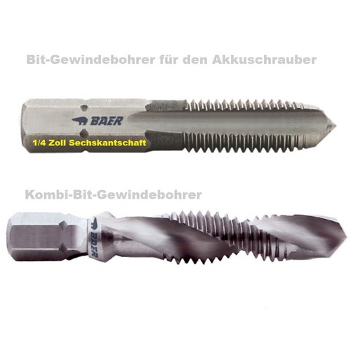 Gewindebohrer bit baer - gewindebohrer, hssg